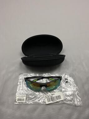 Suncloud Sunglasses Mens Black Green Mirror Polarized Sable Wrap Sport China